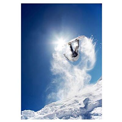 Wee Blue Coo Photo Sport Action Snowboard Jump Air Snow Wall Art Print Wee Blue Coo Photo Sport Action Snowboard Jump Air Snow Wall Art Print