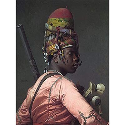 Fine Art Prints Gerome Black Bashi-Bazouk Portrait Painting Art Print Canvas Premium Wall Decor Poster Mural Fine Art Prints Gerome Black Bashi-Bazouk Portrait Painting Art Print Canvas Premium Wall Decor Poster Mural
