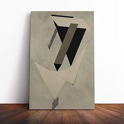 Big Box Art El Lissitzky Abstract No.2 Canvas Print Gallery Wrapped 30mm Frame Wall Art 24x16 inches Ready to Hang Abstract Picture Living Room Bedroom Lounge Office Big Box Art El Lissitzky Abstract No.2 Canvas Print Gallery Wrapped 30mm Frame Wall Art 24x16 inches Ready to Hang Abstract Picture Living Room Bedroom Lounge Office