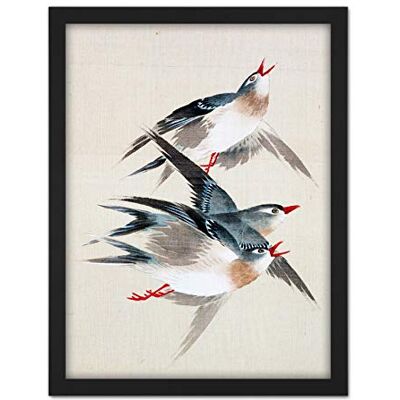 Artery8 Okamoto Pictures Flowers Birds Japanese 17 Painting Artwork Framed Wall Art Print 18X24 Inch Artery8 Okamoto Pictures Flowers Birds Japanese 17 Painting Artwork Framed Wall Art Print 18X24 Inch