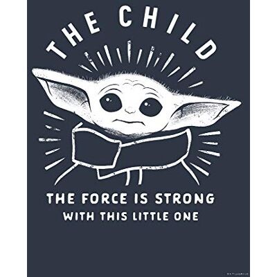 Komar 50 x 70 cm Star Wars Mandalorian The Child Iconic Baby Yoda, Decoration, Wall Picture, Poster, Art Print, Size Frame, WB-SW-008-50x70, Blue, White Komar 50 x 70 cm Star Wars Mandalorian The Child Iconic Baby Yoda, Decoration, Wall Picture, Poster, Art Print, Size Frame, WB-SW-008-50x70, Blue, White