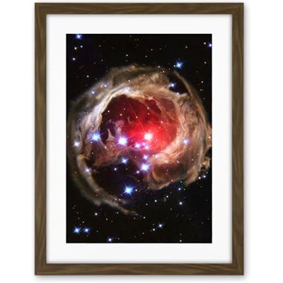 Artery8 Hubble Space Telescope Image Light Echo Illuminates Dust Spiral Around Red Supergiant Star V838 Monocerotis Explosion Artwork Framed Wall Art Print 18X24 Inch Artery8 Hubble Space Telescope Image Light Echo Illuminates Dust Spiral Around Red Supergiant Star V838 Monocerotis Explosion Artwork Framed Wall Art Print 18X24 Inch