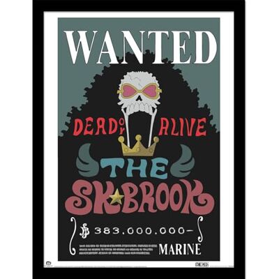 Pyramid One Piece (Brook Wanted Poster) Collector Print 40cm x 30cm Collector Print, Officially Licensed Wall Art, Premium Decorative Artwork for Fans & Collectors Pyramid One Piece (Brook Wanted Poster) Collector Print 40cm x 30cm Collector Print, Officially Licensed Wall Art, Premium Decorative Artwork for Fans & Collectors
