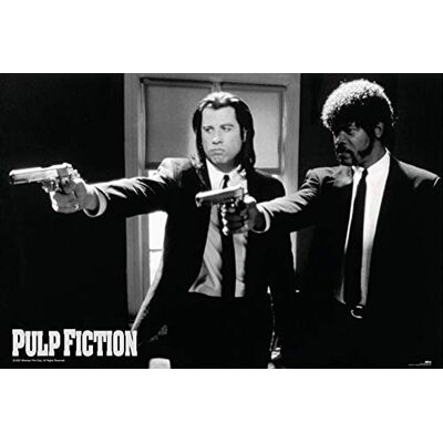 1art1 Pulp Fiction Poster John Travolta And Samuel L Jackson Poster Picture 91 x 61 cm 1art1 Pulp Fiction Poster John Travolta And Samuel L Jackson Poster Picture 91 x 61 cm