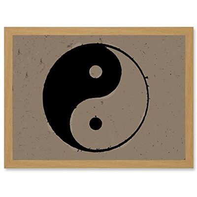 Artery8 - Taoist Philosophy Yin Yang A4 - Wall Art Artery8 - Taoist Philosophy Yin Yang A4 - Wall Art