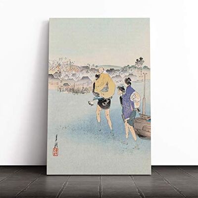 Big Box Art Wall Plum Blossoms at Sugita Japanese Oriental Art Canvas Print Gallery Wrapped 30mm Frame Wall Art 20x14 inches Ready to Hang Asian Picture Living Room Bedroom Lounge Office Big Box Art Wall Plum Blossoms at Sugita Japanese Oriental Art Canvas Print Gallery Wrapped 30mm Frame Wall Art 20x14 inches Ready to Hang Asian Picture Living Room Bedroom Lounge Office