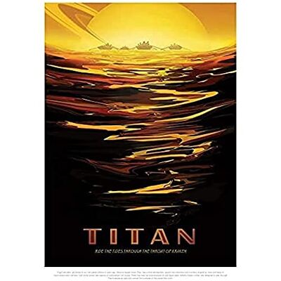 Fine Art Prints Titan Ride the Tides Kraken NASA Space Tours Travel Unframed Wall Art Print Poster Home Decor Premium Fine Art Prints Titan Ride the Tides Kraken NASA Space Tours Travel Unframed Wall Art Print Poster Home Decor Premium