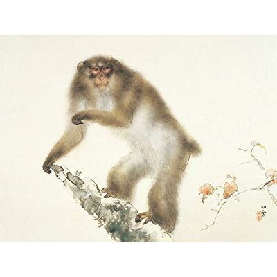 Fine Art Prints Hashimoto Old Monkey Cherry Autumn Japan Painting Art Print Canvas Premium Wall Decor Poster Mural Fine Art Prints Hashimoto Old Monkey Cherry Autumn Japan Painting Art Print Canvas Premium Wall Decor Poster Mural