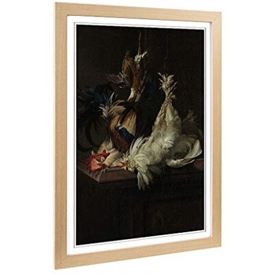 Big Box Art Framed Print of Willem Van Aelst Still Life Birds Design Wall Art Picture Home Decor for Kitchen, Living Room, Bedroom, Hallway, Oak, A2 / 24.5x18 Inch / 62x45cm Big Box Art Framed Print of Willem Van Aelst Still Life Birds Design Wall Art Picture Home Decor for Kitchen, Living Room, Bedroom, Hallway, Oak, A2 / 24.5x18 Inch / 62x45cm