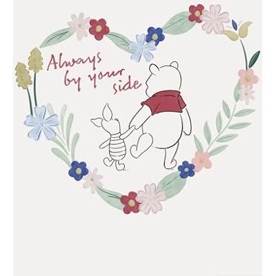 Komar Disney Winnie the Pooh Always by Your Side Wall Picture Size 40 x 50 cm Children's Room Wall Decoration Komar Disney Winnie the Pooh Always by Your Side Wall Picture Size 40 x 50 cm Children's Room Wall Decoration