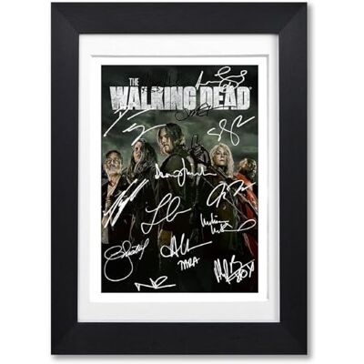Mounted Gifts Trading The Walking Dead Full Cast Signed Autograph Signature A4 Poster Photo Print Photograph Artwork Wall Art Picture Present Memorabilia Gift (Season 11, A4 Black Framed & Mounted) Mounted Gifts Trading The Walking Dead Full Cast Signed Autograph Signature A4 Poster Photo Print Photograph Artwork Wall Art Picture Present Memorabilia Gift (Season 11, A4 Black Framed & Mounted)