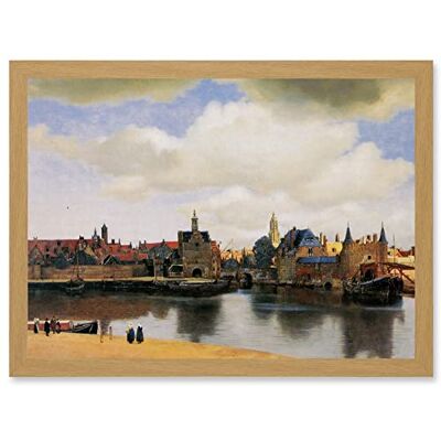 Artery8 - Johannes Vermeer View Of Delft - A4 - Artwork Artery8 - Johannes Vermeer View Of Delft - A4 - Artwork