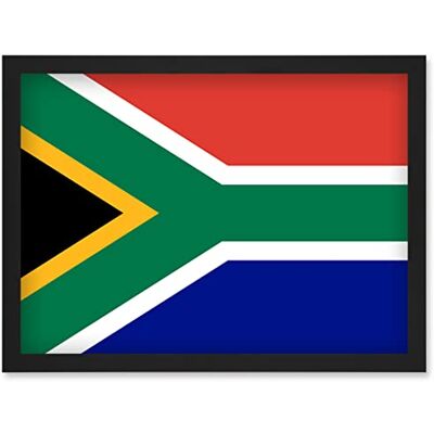 Artery8 - South Africa Flag Vexillology - A4 - Framed - Poster Artery8 - South Africa Flag Vexillology - A4 - Framed - Poster