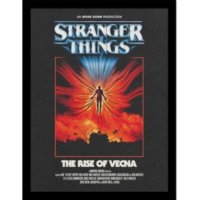 Pyramid Stranger Things 5 (The Rise Of Vecna) Collector Print 30cm X 40cm Framed Collector Print, Official Licensed Netflix Wall Art Poster, Ready To Hang, One Size Pyramid Stranger Things 5 (The Rise Of Vecna) Collector Print 30cm X 40cm Framed Collector Print, Official Licensed Netflix Wall Art Poster, Ready To Hang, One Size