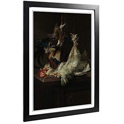Big Box Art Framed Print of Willem Van Aelst Still Life Birds Design Wall Art Picture Home Decor for Kitchen, Living Room, Bedroom, Hallway, Black, A2 / 24.5x18 Inch / 62x45cm Big Box Art Framed Print of Willem Van Aelst Still Life Birds Design Wall Art Picture Home Decor for Kitchen, Living Room, Bedroom, Hallway, Black, A2 / 24.5x18 Inch / 62x45cm
