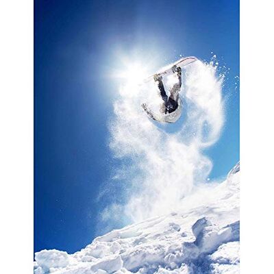 Wee Blue Coo Photograph Sport Snowboarding Jump Air Sun Snow Art Print Poster Wall Decor 12X16 Inch Wee Blue Coo Photograph Sport Snowboarding Jump Air Sun Snow Art Print Poster Wall Decor 12X16 Inch