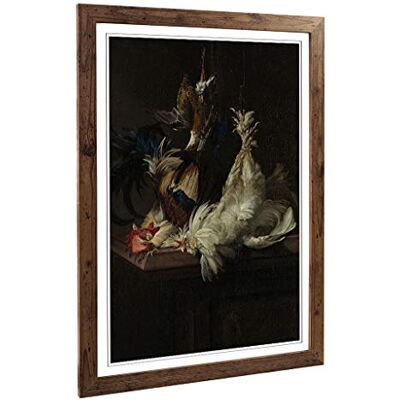 Big Box Art Framed Print of Willem Van Aelst Still Life Birds Design Wall Art Picture Home Decor for Kitchen, Living Room, Bedroom, Hallway, Walnut, A2 / 24.5x18 Inch / 62x45cm Big Box Art Framed Print of Willem Van Aelst Still Life Birds Design Wall Art Picture Home Decor for Kitchen, Living Room, Bedroom, Hallway, Walnut, A2 / 24.5x18 Inch / 62x45cm