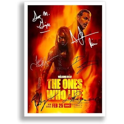 Mounted Gifts Trading The Walking Dead Full Cast Signed Autograph Signature A4 Poster Photo Print Photograph Artwork Wall Art Picture Present Memorabilia Gift (Ones Who Live A4 Poster Only) Mounted Gifts Trading The Walking Dead Full Cast Signed Autograph Signature A4 Poster Photo Print Photograph Artwork Wall Art Picture Present Memorabilia Gift (Ones Who Live A4 Poster Only)