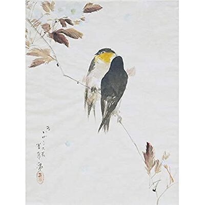 Artery8 Watanabe Seitei Birds On Branch Drawing Unframed Wall Art Print Poster Home Decor Premium Artery8 Watanabe Seitei Birds On Branch Drawing Unframed Wall Art Print Poster Home Decor Premium