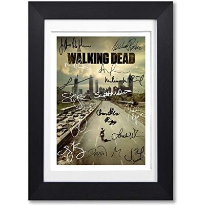 Mounted Gifts Trading The Walking Dead Full Cast Signed Autograph Signature A4 Poster Photo Print Photograph Artwork Wall Art Picture Present Memorabilia Gift (A4 Black Framed & Mounted) Mounted Gifts Trading The Walking Dead Full Cast Signed Autograph Signature A4 Poster Photo Print Photograph Artwork Wall Art Picture Present Memorabilia Gift (A4 Black Framed & Mounted)