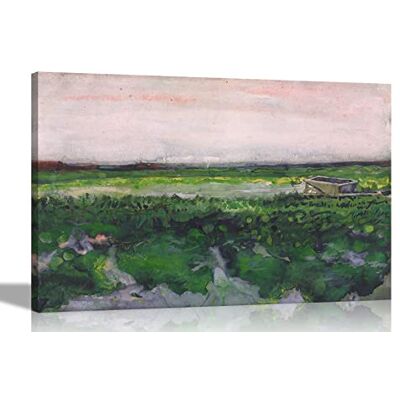Artley Prints Landscape with Wheel Barrow by Vincent Van Gogh Canvas Wall Art Abstract Pictures, Modern Artwork Prints Oil Painting Reproduction Extra Large 101 x 76cm (40 x 30 inches) Artley Prints Landscape with Wheel Barrow by Vincent Van Gogh Canvas Wall Art Abstract Pictures, Modern Artwork Prints Oil Painting Reproduction Extra Large 101 x 76cm (40 x 30 inches)