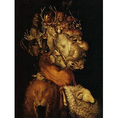 Artery8 Arcimboldo Earth Land Animals Portrait Surreal Painting Large Wall Art Poster Print Thick Paper 18X24 Inch Artery8 Arcimboldo Earth Land Animals Portrait Surreal Painting Large Wall Art Poster Print Thick Paper 18X24 Inch