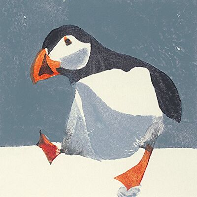 The Art Group Julia Burns (Puffin) -Canvas Print 40 x 40cm, Wood, Multicolour, 40 x 40 x 1.3 cm The Art Group Julia Burns (Puffin) -Canvas Print 40 x 40cm, Wood, Multicolour, 40 x 40 x 1.3 cm