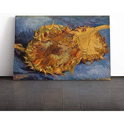 Big Box Art Vincent Van Gogh Sunflowers Still Life Canvas Print Gallery Wrapped 30mm Frame Wall Art 20x14 inches Ready to Hang Modern Floral Picture Living Room Bedroom Lounge Office Big Box Art Vincent Van Gogh Sunflowers Still Life Canvas Print Gallery Wrapped 30mm Frame Wall Art 20x14 inches Ready to Hang Modern Floral Picture Living Room Bedroom Lounge Office