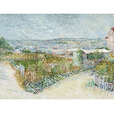 Fine Art Prints Van Gogh Montmartre Achter De Moulin De La Galette Large Wall Art Print Canvas Premium Poster Mural Fine Art Prints Van Gogh Montmartre Achter De Moulin De La Galette Large Wall Art Print Canvas Premium Poster Mural