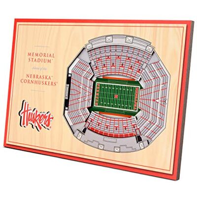 YouTheFan NCAA Desktop Size Team StadiumViews, 12 x 8 Inches, Ohio State Buckeyes, Wood Grain YouTheFan NCAA Desktop Size Team StadiumViews, 12 x 8 Inches, Ohio State Buckeyes, Wood Grain