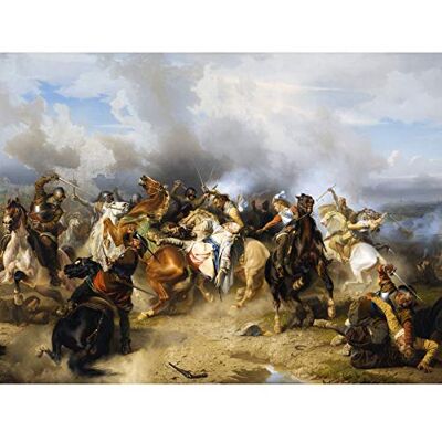 Fine Art Prints Wahlbom Death King Gustav Battle Lutzen Horses War Painting Large Wall Art Print Canvas Premium Mural Fine Art Prints Wahlbom Death King Gustav Battle Lutzen Horses War Painting Large Wall Art Print Canvas Premium Mural