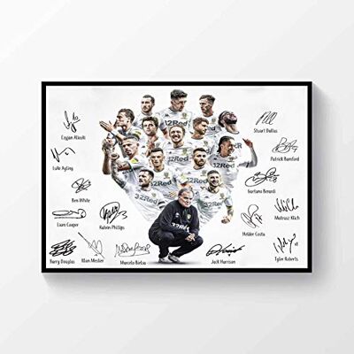 LJW Leeds 2020 Champions Signed A4 Poster LJW Leeds 2020 Champions Signed A4 Poster
