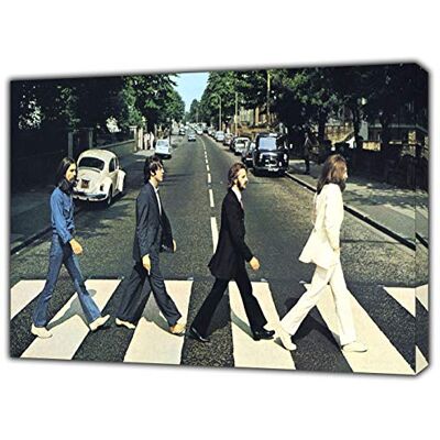 ARTSPRINTS English Rock band Abbey Road Photo Print ON Wood Framed Canvas Wall Art 30 x 24 inch(76x 60 cm)-18mm depth ARTSPRINTS English Rock band Abbey Road Photo Print ON Wood Framed Canvas Wall Art 30 x 24 inch(76x 60 cm)-18mm depth