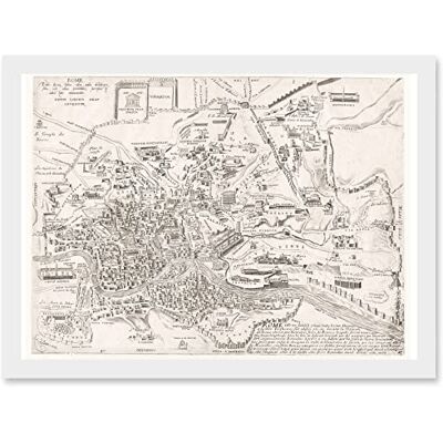 Artery8 - Map Ligorio - 16th Century - Wall Art Artery8 - Map Ligorio - 16th Century - Wall Art
