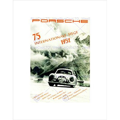 Wee Blue Coo SPORT EVENT ADVERT MOTOR RACE RALLY CAR AUTOMOBILE FRAMED ART PRINT B12X11271 Wee Blue Coo SPORT EVENT ADVERT MOTOR RACE RALLY CAR AUTOMOBILE FRAMED ART PRINT B12X11271