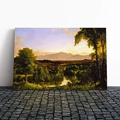 Big Box Art Thomas Cole Early Autumn View of Catskill Canvas Print Gallery Wrapped 30mm Frame Wall Art 30x20 inches Ready to Hang Modern Landscape Picture Living Room Bedroom Lounge Office Big Box Art Thomas Cole Early Autumn View of Catskill Canvas Print Gallery Wrapped 30mm Frame Wall Art 30x20 inches Ready to Hang Modern Landscape Picture Living Room Bedroom Lounge Office
