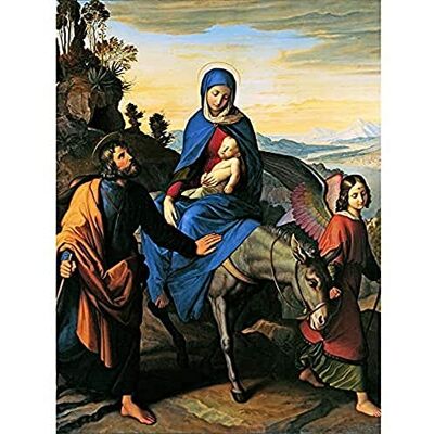 Fine Art Prints Von Carolsfeld Flight Into Egypt Biblical Painting Unframed Wall Art Print Poster Home Decor Premium Fine Art Prints Von Carolsfeld Flight Into Egypt Biblical Painting Unframed Wall Art Print Poster Home Decor Premium