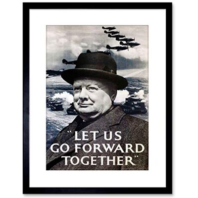 Wee Blue Coo Ad War Churchill Winston Victory Britain WW2 Framed Wall Art Print Wee Blue Coo Ad War Churchill Winston Victory Britain WW2 Framed Wall Art Print