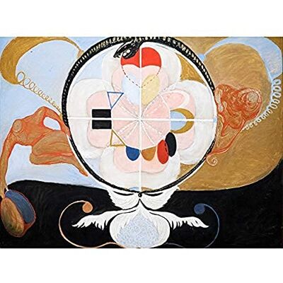 Artery8 Hilma Af Klint Group Vi Evolution No 13 Abstract Art Print Canvas Premium Wall Decor Poster Mural Artery8 Hilma Af Klint Group Vi Evolution No 13 Abstract Art Print Canvas Premium Wall Decor Poster Mural