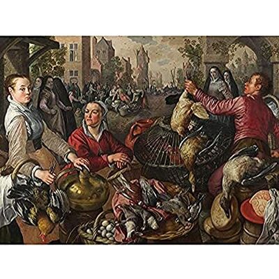 Fine Art Prints Joachim Beuckelaer The Four Elements Air Art Print Canvas Premium Wall Decor Poster Mural Fine Art Prints Joachim Beuckelaer The Four Elements Air Art Print Canvas Premium Wall Decor Poster Mural