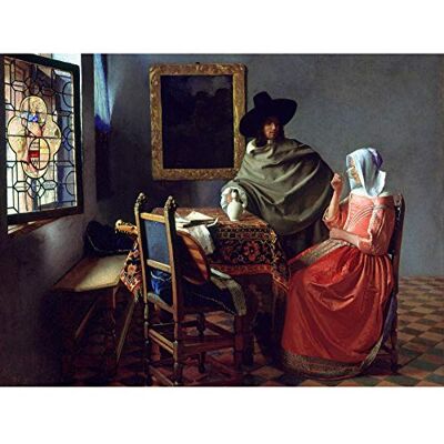 Fine Art Prints Jan Vermeer Van Delft The Glass Of Wine Large Art Print Poster Wall Decor Premium Mural Fine Art Prints Jan Vermeer Van Delft The Glass Of Wine Large Art Print Poster Wall Decor Premium Mural