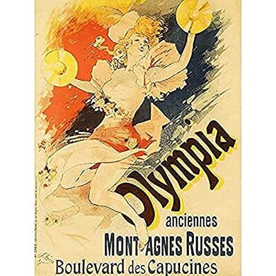Fine Art Prints Cheret Olympia Roller Coaster Paris Advert Art Print Canvas Premium Wall Decor Poster Mural Fine Art Prints Cheret Olympia Roller Coaster Paris Advert Art Print Canvas Premium Wall Decor Poster Mural