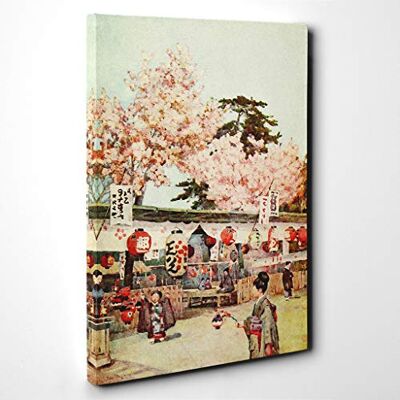 Big Box Art Ella Du Cane Japanese The Feast of The Cherry Blossoms Canvas Print Gallery Wrapped 30mm Frame Wall Art 30x20 inches Ready to Hang Asian Still Life Picture Living Room Bedroom Lounge Office Big Box Art Ella Du Cane Japanese The Feast of The Cherry Blossoms Canvas Print Gallery Wrapped 30mm Frame Wall Art 30x20 inches Ready to Hang Asian Still Life Picture Living Room Bedroom Lounge Office