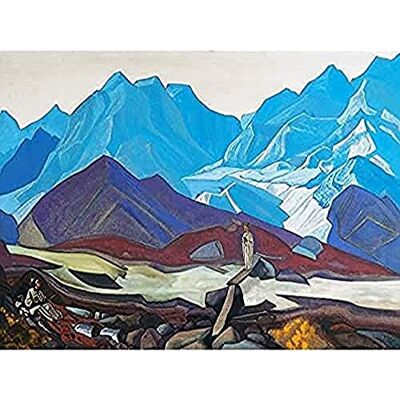 Fine Art Prints Roerich From Beyond Mountain Landscape Painting Unframed Wall Art Print Poster Home Decor Premium Fine Art Prints Roerich From Beyond Mountain Landscape Painting Unframed Wall Art Print Poster Home Decor Premium