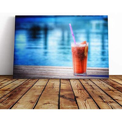 Big Box Art Cocktail Drink Bar (2) Canvas Print Gallery Wrapped 30mm Frame Wall Art 20x14 inches Ready to Hang Modern Still Life Picture Living Room Bedroom Lounge Office Big Box Art Cocktail Drink Bar (2) Canvas Print Gallery Wrapped 30mm Frame Wall Art 20x14 inches Ready to Hang Modern Still Life Picture Living Room Bedroom Lounge Office