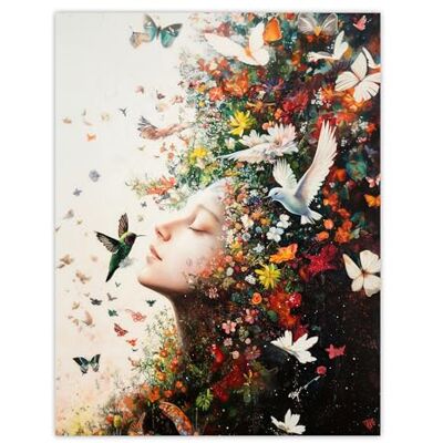 Artery8 Mother Nature Birds Butterflies Colourful Flowers Living Room Large Wall Art Poster Print Thick Paper 18X24 Inch Artery8 Mother Nature Birds Butterflies Colourful Flowers Living Room Large Wall Art Poster Print Thick Paper 18X24 Inch