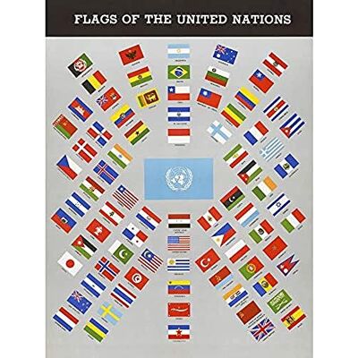 Artery8 United Nations World Flags Vintage Educational Art Print Canvas Premium Wall Decor Poster Mural Artery8 United Nations World Flags Vintage Educational Art Print Canvas Premium Wall Decor Poster Mural