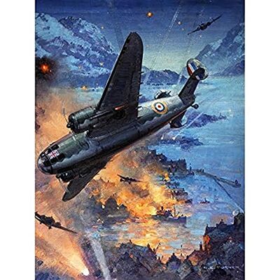 Fine Art Prints Turner War WWII Hudson Bombers Raid Painting Unframed Wall Art Print Poster Home Decor Premium Fine Art Prints Turner War WWII Hudson Bombers Raid Painting Unframed Wall Art Print Poster Home Decor Premium