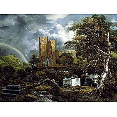 Fine Art Prints Van Ruisdael Jewish Cemetery Landscape Painting Art Print Canvas Premium Wall Decor Poster Mural Fine Art Prints Van Ruisdael Jewish Cemetery Landscape Painting Art Print Canvas Premium Wall Decor Poster Mural