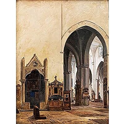 Fine Art Prints Hansen Interior St Maria Minerva Rome Painting Art Print Canvas Premium Wall Decor Poster Mural Fine Art Prints Hansen Interior St Maria Minerva Rome Painting Art Print Canvas Premium Wall Decor Poster Mural